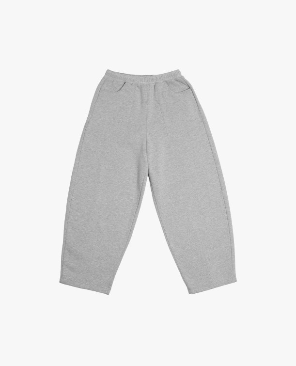 COZY STRAIGHT LEG SWEATS - GREY (PRE ORDER)