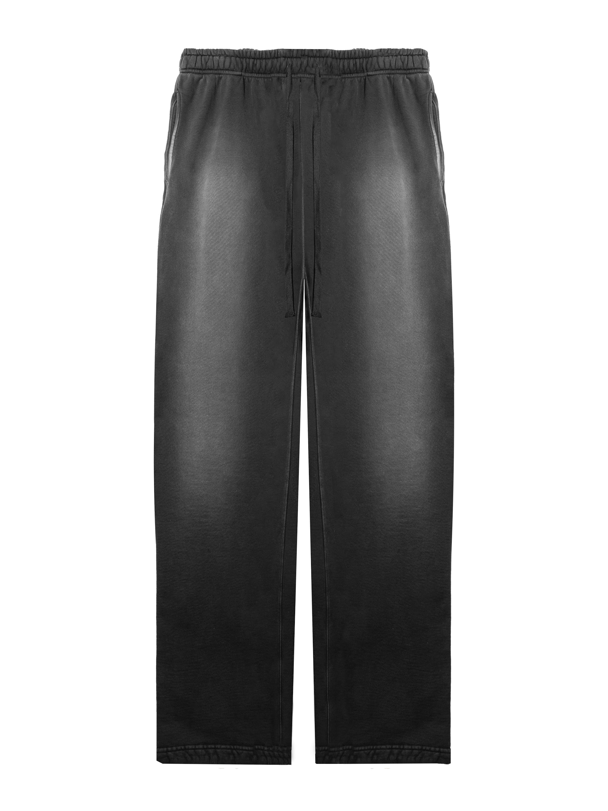 BLACK POTASSIUM STRAIGHT LEG PANT SWEATPANTS